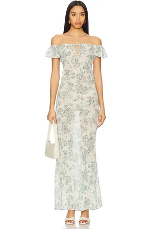 STONE_COLD_FOX X REVOLVE Camille Maxi Dress in Teal. - size L (also in M, S, XL, XS)