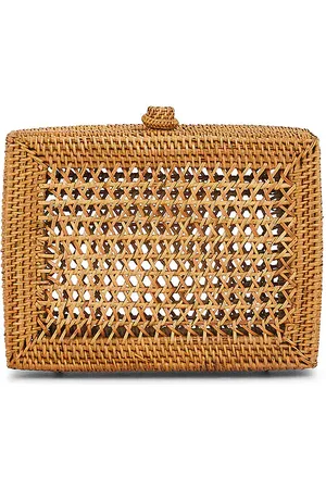 Bembien Flora Clutch in Brown.