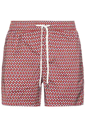 ONIA Charles 5 Swim Trunk in Red. - size L (also in M, S, XL/1X)