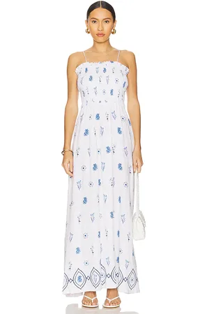 Seafolly Shirred Maxi Dress in . - size L (also in M, S, XL, XS)