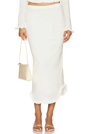 The Line By K Marion Skirt in White. - size L (also in M, S, XS)