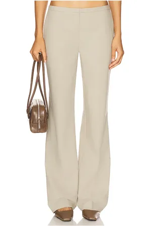 EAVES Colby Low Rise Trouser in Beige. - size L (also in M, S, XL, XS, XXS)