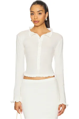 The Line By K Dolino Top in White. - size L (also in M, S, XS)