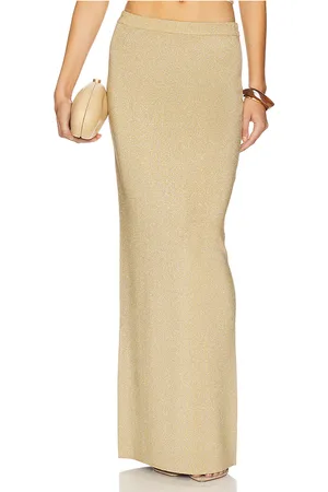 Lovers And Friends Carla Maxi Skirt in Metallic . - size L (also in M, S, XL, XS)