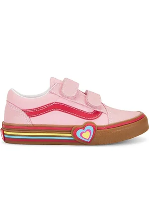 Vans Kids Old Skool V Heart in Pink. - size 12 (also in 12.5)