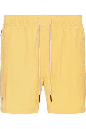 Oas Nylon Swim Shorts in Mustard. - size L (also in M, S, XL/1X)