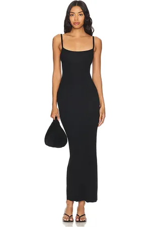 Cotton Citizen The Verona Spaghetti Maxi Dress in Black. - size L (also in S, XS)