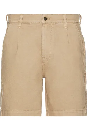Corridor Heavy Twill Pleated Short in Brown. - size 31 (also in 32, 33, 34)