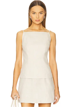Tularosa Jaxi Top in Neutral. - size L (also in M, S, XS, XXS)