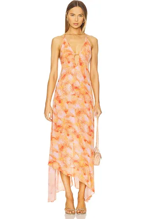 IRO Idila Maxi Dress in Orange. - size 34/2 (also in 40/8, 42/10)