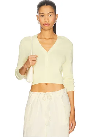 Lioness Golden Hour Cardigan in Lemon. - size L (also in M, S, XL, XS, XXL)