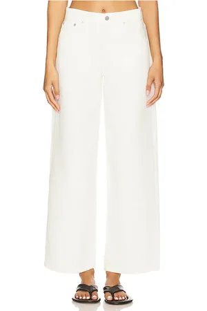 ANINE BING Manon Jean in White. - size 23 (also in 24, 25, 26, 27, 28, 29, 30, 31, 32)