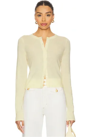 Joes Jeans Dani Cashmere Cardigan in Yellow. - size L (also in M, S, XL, XS)