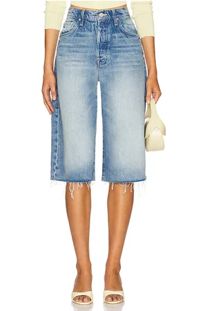 Mother The Whole Lot Fray in Blue. - size 23 (also in 24, 25, 26, 27, 28, 29, 30, 32, 33, 34)