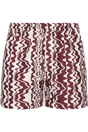 Oas Ruby Verve Swim Shorts in Burgundy. - size L (also in M, S, XL/1X)