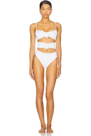 Agua Bendita X REVOLVE Skylar One Piece in White. - size L (also in M, S, XL, XS)