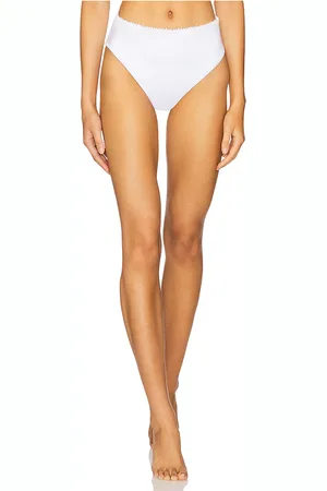 Agua Bendita X REVOLVE Penelope Bikini Bottom in White. - size L (also in M, S, XL, XS)
