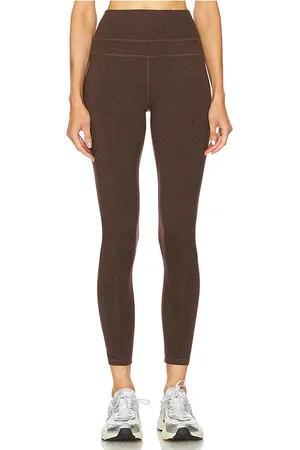Varley Always Warm Base Layer Legging in Chocolate. - size L (also in M, XS)