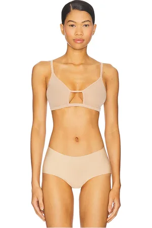 NEGATIVE UNDERWEAR Sieve Cutout Bra in Nude. - size 0 (also in 1, 2, 3, 4, 5)