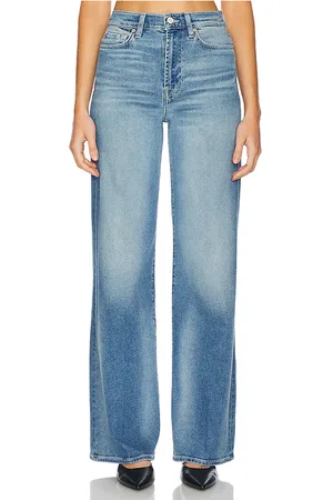 7 for all Mankind Ultra High Rise Jo Wide Leg in Denim-Light. - size 24 (also in 27)