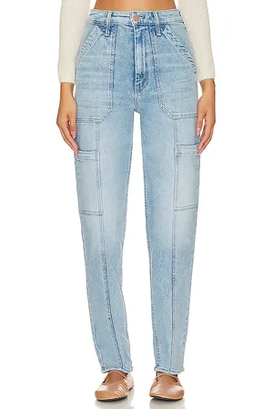 Mother The Private Double Pocket Skimp in Denim-Light. - size 28 (also in 29)