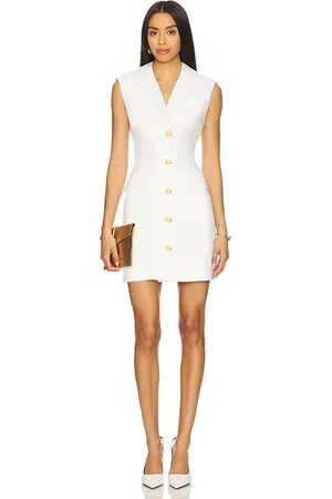 VERONICA BEARD Fairfax Dress in White. - size 0 (also in 10, 2, 4)