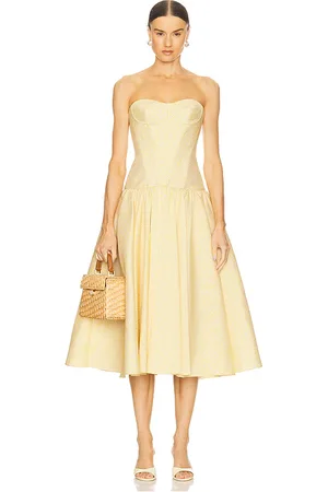 ALEXIS Summers Dress in Yellow. - size L (also in S, XS)