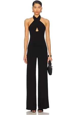 Norma Kamali Halter Straight Leg Jumpsuit in . - size L (also in M, S, XL, XS)