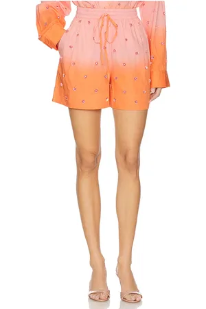 Essentiel Antwerp Hichigan Embellished Short in Rose,Orange. - size 32 (also in 34, 36, 40)
