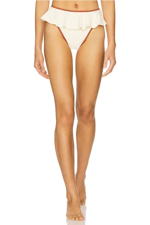 Montce Binded Tamarindo Bikini Bottom in Cream. - size L (also in M, S, XL, XS)