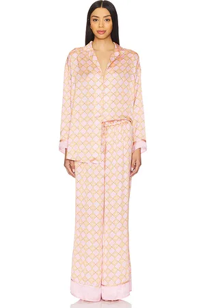 Free People X Intimately Fp Dreamy Days Pajama Set in Peach. - size L (also in M, S, XL, XS)