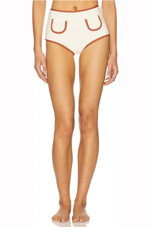Montce Polly Bikini Bottom in Cream. - size L (also in M, S, XL, XS)