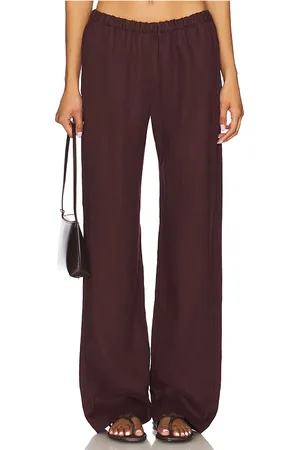 ENZA COSTA X REVOLVE Everywhere Pants in Wine. - size 0 (also in 1, 2, 4)