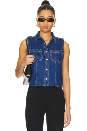 Frame The Major Shirt in Blue. - size L (also in M, S, XL, XS, XXS)