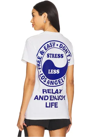 Free & Easy Lifesaver Tee in White. - size L (also in M, S, XL/1X)