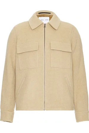 Samsøe Samsøe Sapal Jacket in Beige. - size M (also in S, XL/1X)