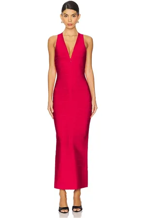 Hervé Léger The Sol Gown in Red. - size M (also in XS)