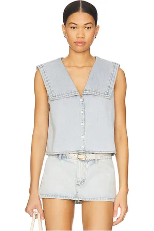 Frame The Yacht Top in Blue. - size L (also in M, S, XL, XS)