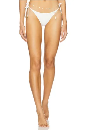 GIGI C Joni Bikini Botom in White. - size L (also in M, S, XS)