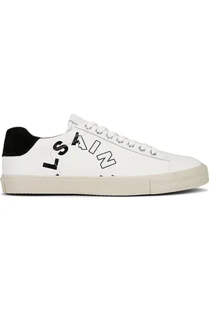 AllSaints Saint Leather Low Top Sneaker in White. - size 10 (also in 11, 12, 8, 9)