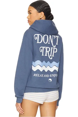 Free & Easy Cool Breeze OG Hoodie in Blue. - size L (also in M, S, XL/1X)