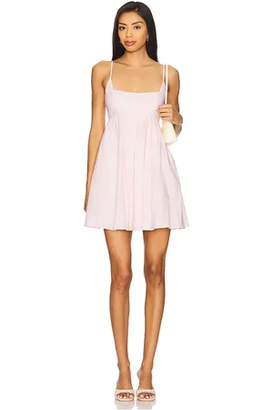 Tularosa Tracy Mini Dress in Blush. - size L (also in M, S, XL, XS, XXS)