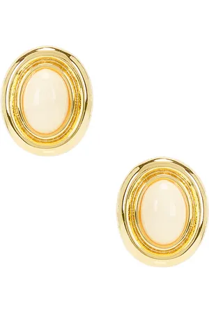 Heaven Mayhem Prize Earrings in Cream.