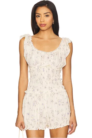 Tularosa Lori Top in Cream. - size L (also in M, S, XL, XS, XXS)