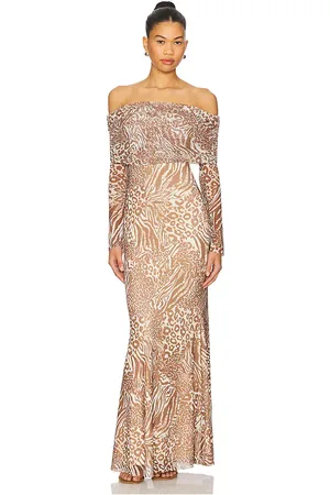 AFRM Thelma Dress in Brown. - size L (also in M, S, XL, XS, XXL, XXS)
