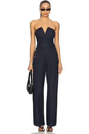 AFRM Bailey Jumpsuit in Blue. - size L (also in M, XL, XXL)