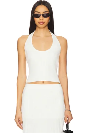 4th & Reckless Ivey Knit Halter Top in Ivory. - size S (also in )