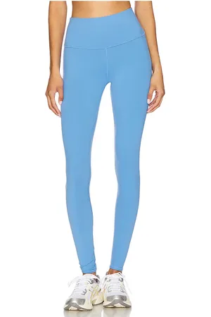 alo High-waist Airbrush Legging in Baby Blue. - size L (also in M, S, XS)