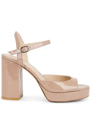 Stuart Weitzman Dayna II Platform Sandal in Tan. - size 10 (also in 6, 6.5, 7, 7.5, 8, 8.5, 9, 9.5)