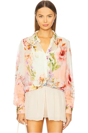 HEMANT AND NANDITA Boho Top With Cami in Pink. - size L (also in M, S, XL, XS)